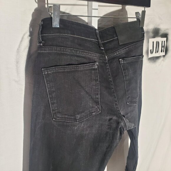 Naked & Famous Skinny Guy Jeans 31W -Painted- Destroyed-- Japanese raw denim - Picture 8 of 16